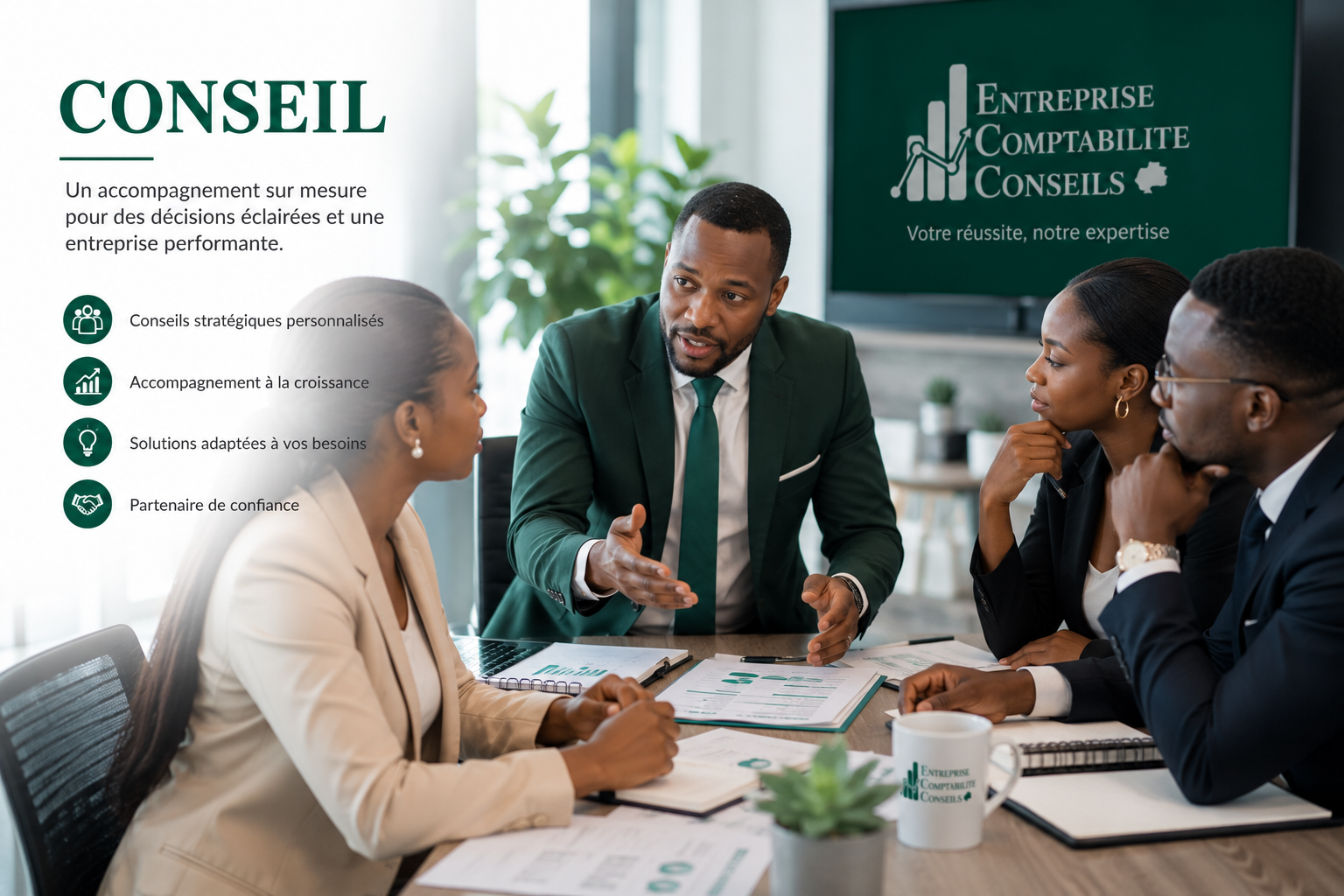 Consultation personnalisée avec un dirigeant